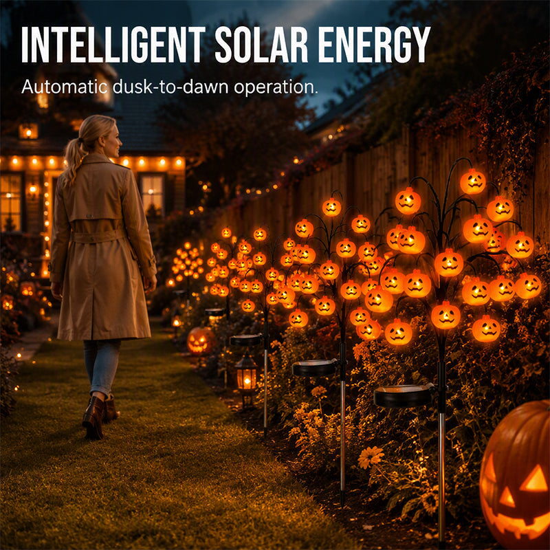 🎃🦇 50% ZNIŻKI!👻Wodoodporne lampki solarne w kształcie dyni na Halloween