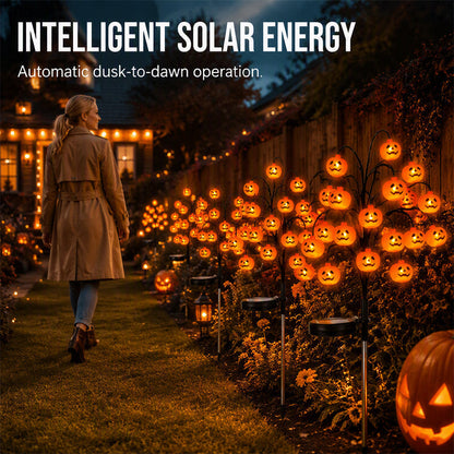 🎃🦇 50% ZNIŻKI!👻Wodoodporne lampki solarne w kształcie dyni na Halloween