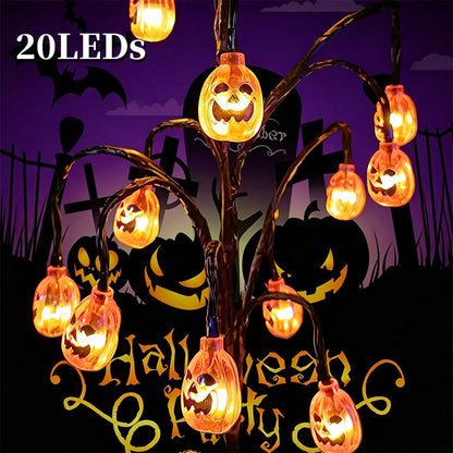 🎃🦇 50% ZNIŻKI!👻Wodoodporne lampki solarne w kształcie dyni na Halloween