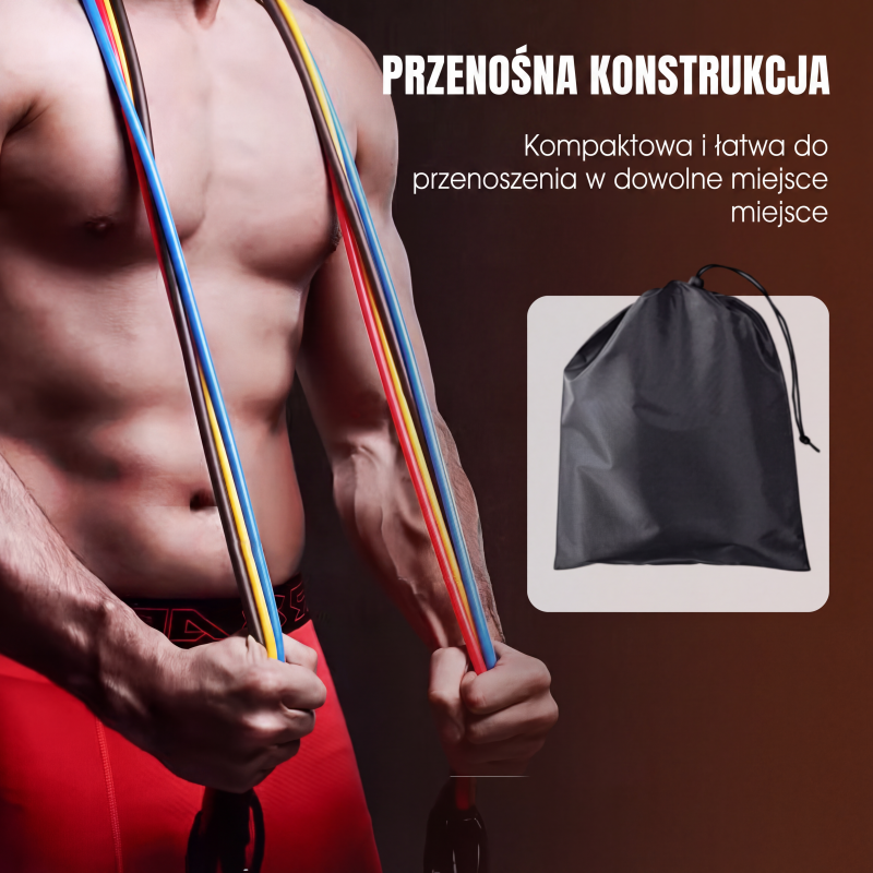 🏋️ Zestaw lin oporowych 14-częściowy – 50% ZNIŻKI! OFERTA LIMITOWANA!🔥✨Elastyczne taśmy z uchwytami – idealne do treningu siłowego, rozciągania i rehabilitacji w domu. Zastępuje całą siłownię w jednym zestawie! 💪