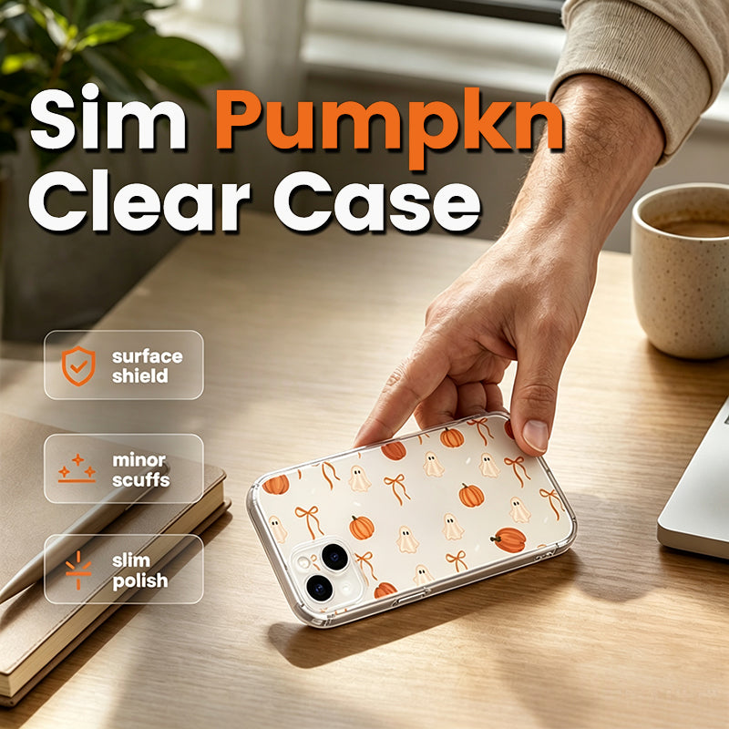 🎃 Smukłe etui na telefon z TPU z zabawnym, halloweenowym nadrukiem