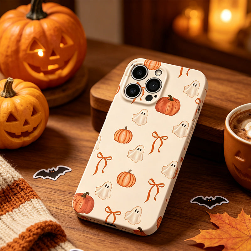 🎃 Smukłe etui na telefon z TPU z zabawnym, halloweenowym nadrukiem