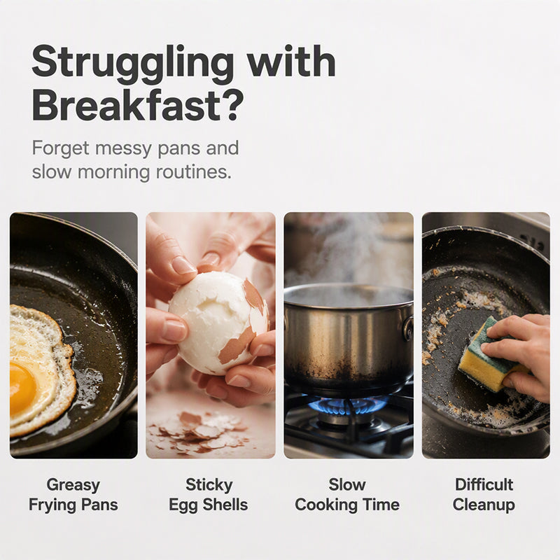 🍳 Foremka do jajek w mikrofalówce – 50% ZNIŻKI! KUP 1 → 1 GRATIS! OFERTA LIMITOWANA!🥚💨Z pokrywką i uchwytem – gotuje jajka na miękko i twardo w kilka minut. Twój poranek nigdy nie był prostszy! ✨