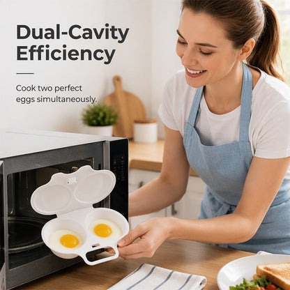 🍳 Foremka do jajek w mikrofalówce – 50% ZNIŻKI! KUP 1 → 1 GRATIS! OFERTA LIMITOWANA!🥚💨Z pokrywką i uchwytem – gotuje jajka na miękko i twardo w kilka minut. Twój poranek nigdy nie był prostszy! ✨