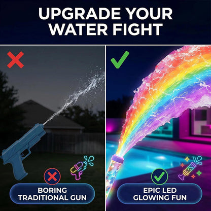 💦✨ Świecący pistolet na wodę LED z efektem pulsowania