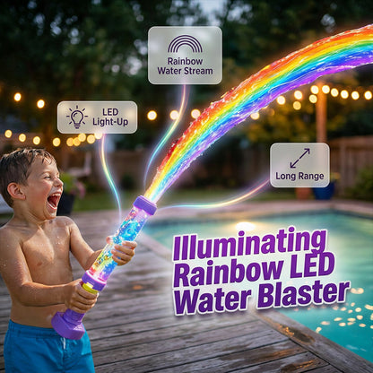 💦✨ Świecący pistolet na wodę LED z efektem pulsowania