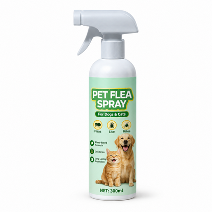 🥳HIT 2026 ROKU🥳 Spray na pchły dla zwierząt – na bazie roślin, delikatny, a zarazem skuteczny – odstrasza pasożyty, neutralizuje nieprzyjemne zapachy – bezpieczny w razie zlizania! 🛡️💨