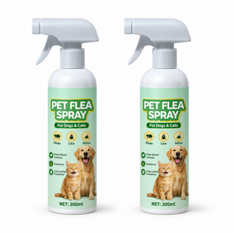 🥳HIT 2026 ROKU🥳 Spray na pchły dla zwierząt – na bazie roślin, delikatny, a zarazem skuteczny – odstrasza pasożyty, neutralizuje nieprzyjemne zapachy – bezpieczny w razie zlizania! 🛡️💨