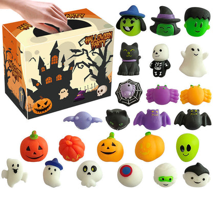 🎃 50% ZNIŻKI TERAZ! 🧸 Miękkie, ściskane zabawki squishy w halloweenowym motywie – idealne na upominki imprezowe, do klasy i na zbieranie cukierków 👻