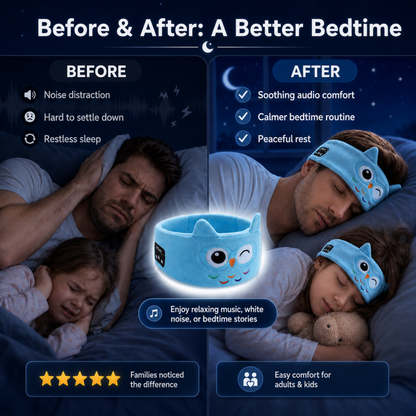 Bezprzewodowa opaska Bluetooth do spania dla dzieci