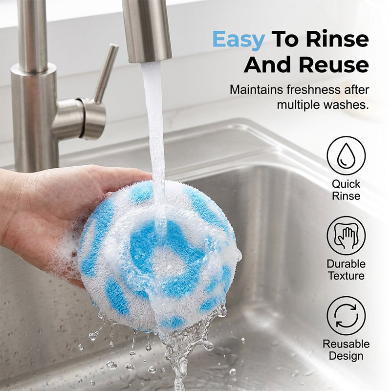 ⏳🔥LIMITED-TIME 50% OFF! ⏰Spherical Kitchen Scrubber for Tough Everyday Messes