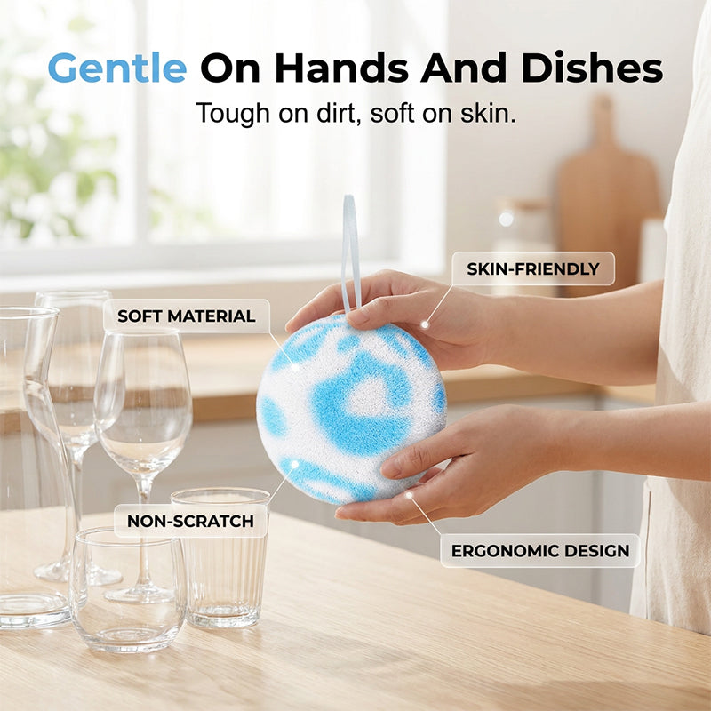 ⏳🔥LIMITED-TIME 50% OFF! ⏰Spherical Kitchen Scrubber for Tough Everyday Messes