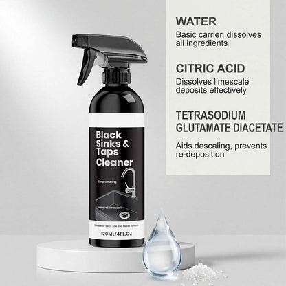 🚿 Spray do usuwania kamienia z czarnych zlewozmywaków, baterii i armatury
