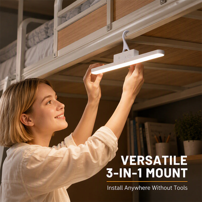⏳Oferta ograniczona czasowo: 50% taniej⏰ Magnetyczna lampka do czytania LED z akumulatorem🧲🪝💡