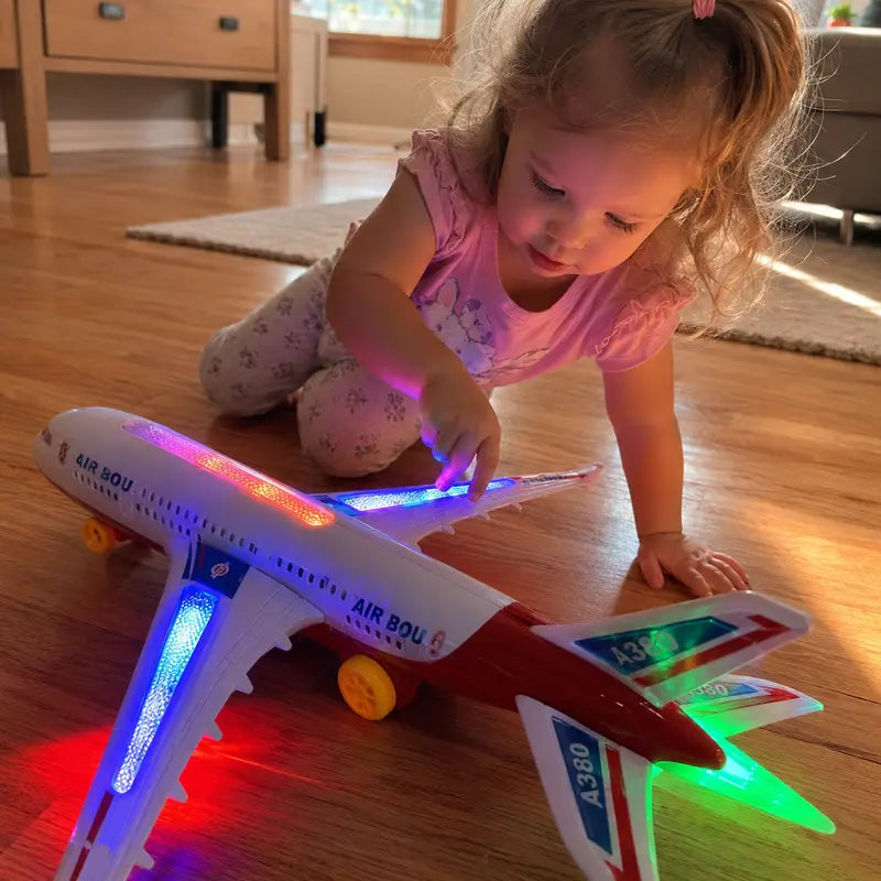 🚀Dzieci się nudzą w domu?🔥Wielka wyprzedaż świąteczna – oszczędź 50%｜Interaktywny elektryczny model samolotu dla maluchów ✨✈️