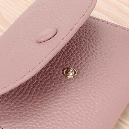 👝Modny krótki portfel ze skóry PU z wzorem liczi