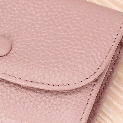 👝Modny krótki portfel ze skóry PU z wzorem liczi