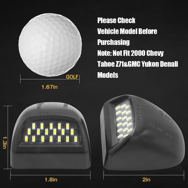 Uniwersalne oświetlenie LED tablicy rejestracyjnej