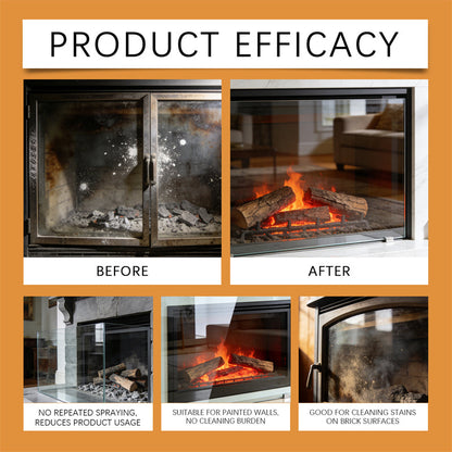 Fireplace Glass Cleaner Kit