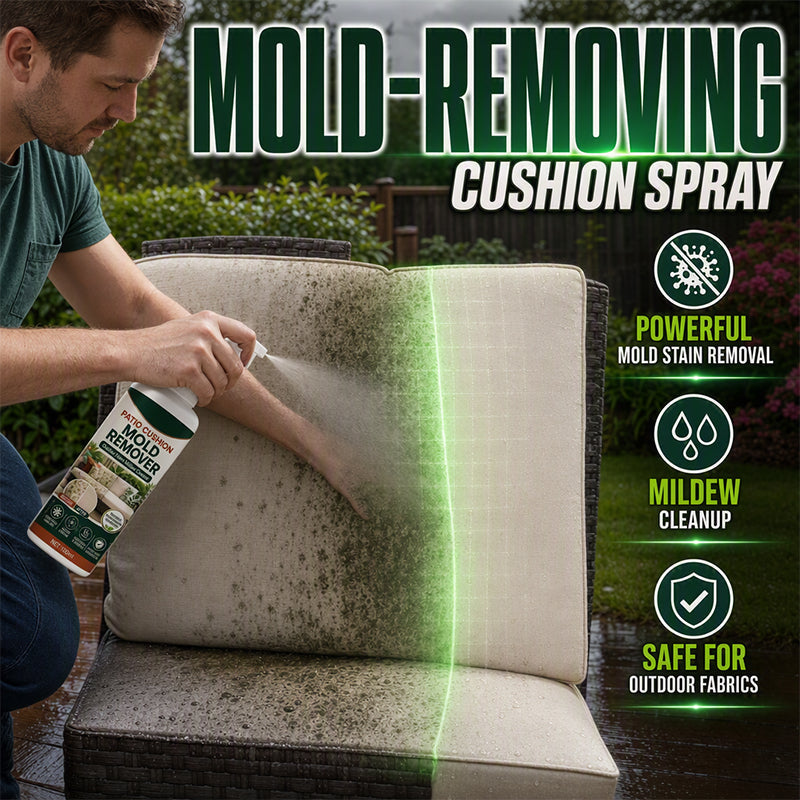Oferta ograniczona czasowo ⏰️ Błyskawicznie usuń pleśń z poduszek! Delikatny spray do tkanin ogrodowych – bez szorowania.