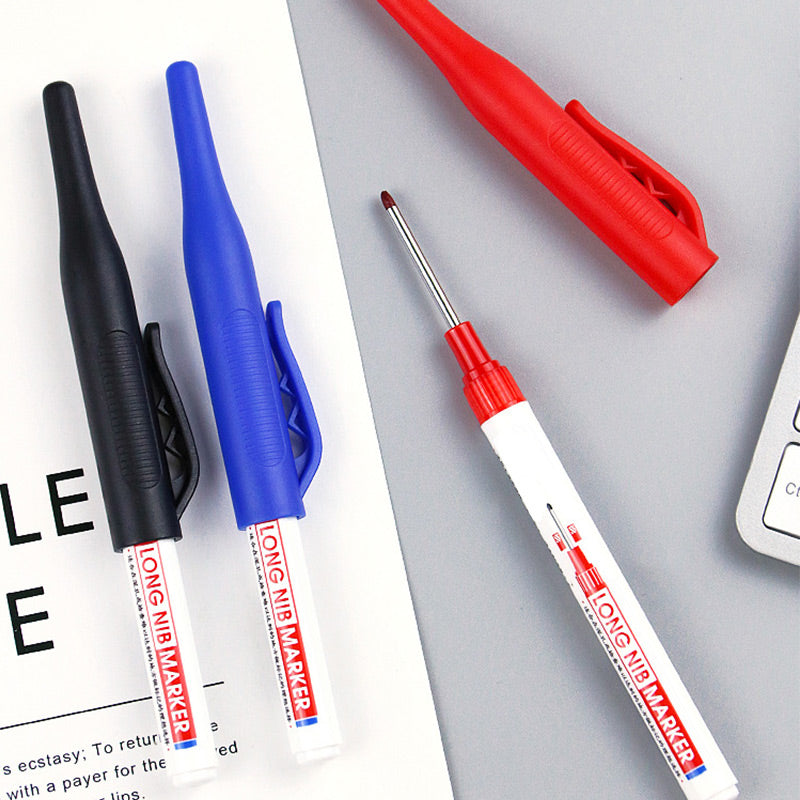Marker z długą końcówką – na bazie oleju, szybkoschnący