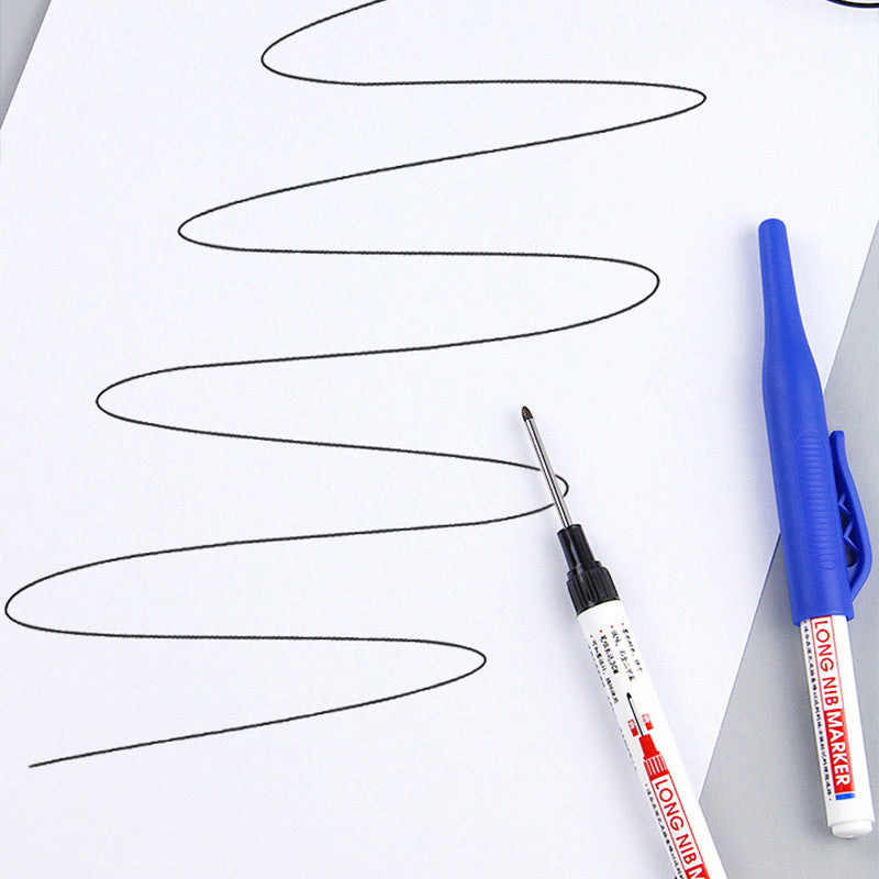 Marker z długą końcówką – na bazie oleju, szybkoschnący