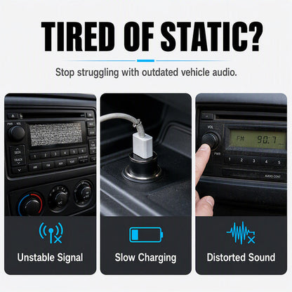 💥 Okazja nie do przegapienia 🎵🚗 Radio samochodowe Bluetooth 5.0 z dwoma portami USB i zestawem głośnomówiącym