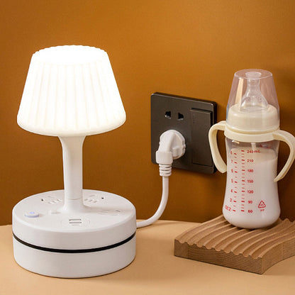 💡 Bedside Lamp with AC Outlets and USB Ports