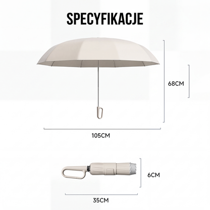 🌂Parasol z klamrą pierścieniową i odblaskowym paskiem