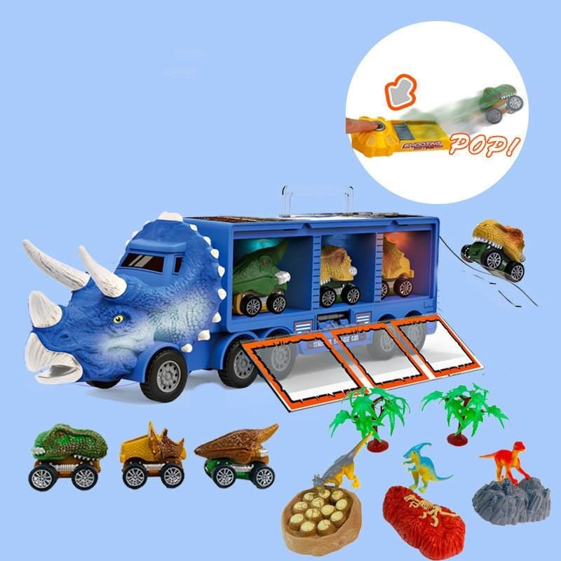 🦖⏰ CZASOWA OBNIŻKA 50% – Muzyczna Ciężarówka z Dinozaurami | Transportuj, baw się i odkrywaj muzykę