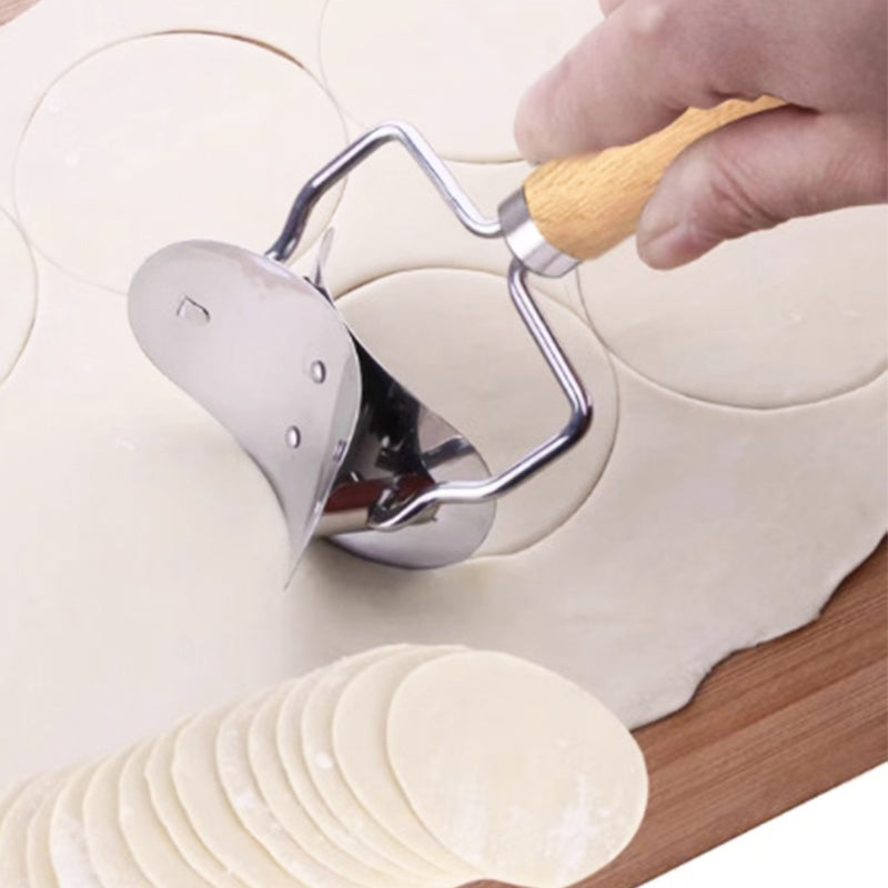 🥟Nożyk do cięcia ciasta na pierogi ze stali nierdzewnej🔪