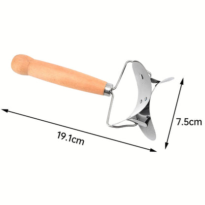 🥟Nożyk do cięcia ciasta na pierogi ze stali nierdzewnej🔪