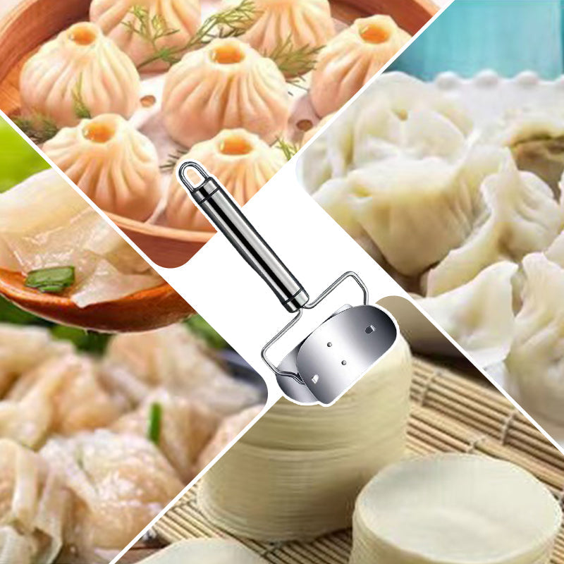 🥟Nożyk do cięcia ciasta na pierogi ze stali nierdzewnej🔪