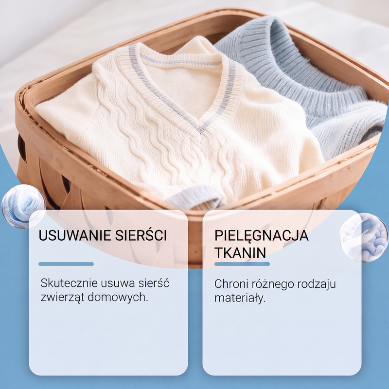 🔥Wielokrotnego użytku kule do prania do usuwania sierści zwierząt domowych