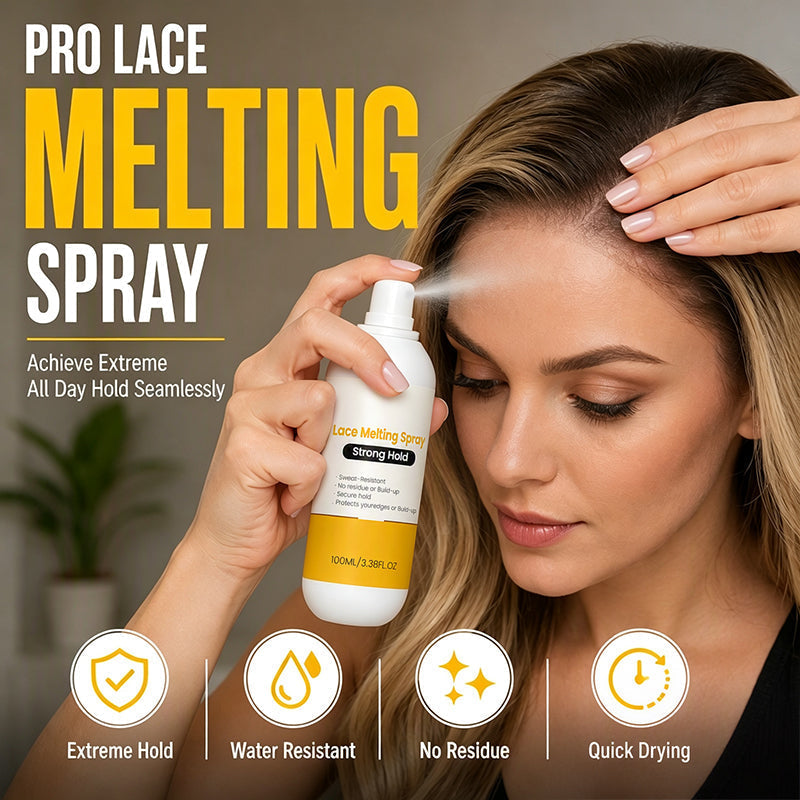 💇‍♀️ Spray do Utrwalania Koronki Peruki – Mocne Trzymanie, Odporność na Ciepło i Delikatność dla Skóry – Dla Niewidocznego, Naturalnego Wyglądu Peruki ✨