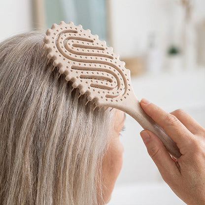 Vented Boar Bristle Brush for Curly Hair