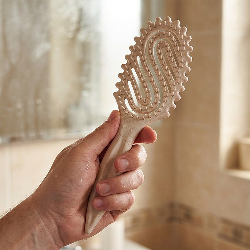 Vented Boar Bristle Brush for Curly Hair