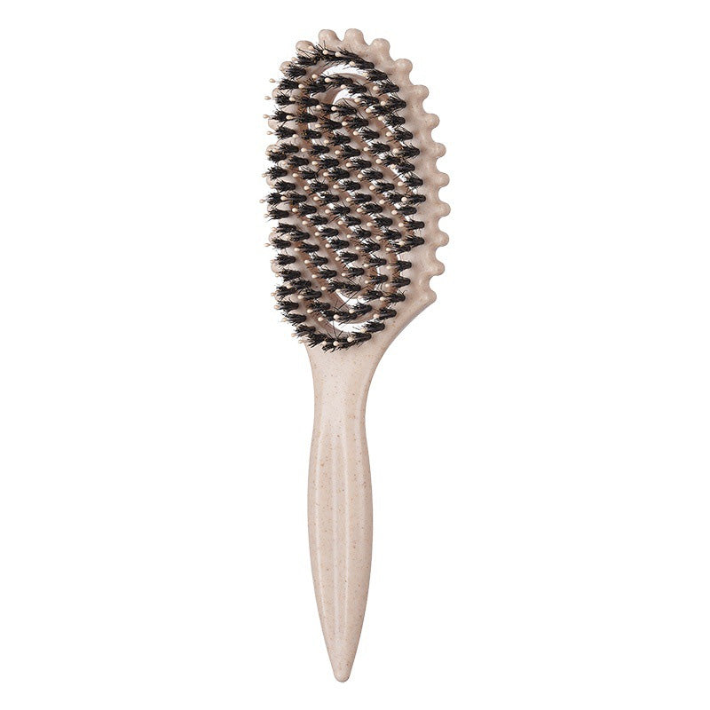 Vented Boar Bristle Brush for Curly Hair