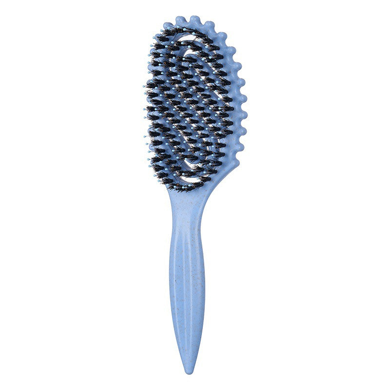 Vented Boar Bristle Brush for Curly Hair
