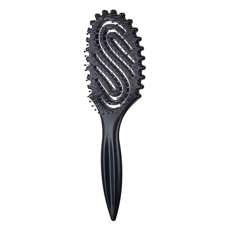 Vented Boar Bristle Brush for Curly Hair