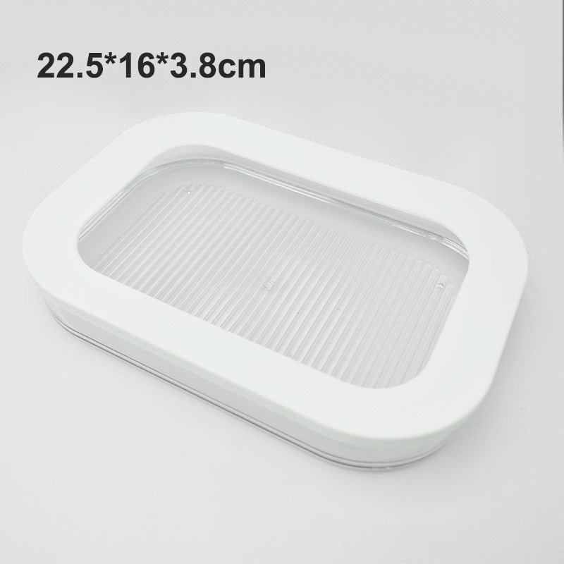🍱3-warstwowe pojemniki na żywność z pokrywką wielokrotnego użytku – przezroczyste, chrupiące pudełka do lodówki 📦✨