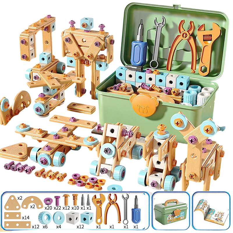 🧩 Edukacyjny zestaw do montażu – 50% ZNIŻKI! OFERTA LIMITOWANA!✨ Buduj, ucz się i baw kreatywnie – rozwija wyobraźnię, zdolności manualne i logiczne myślenie. 🔧Idealny dla dzieci w każdym wieku! 🧠
