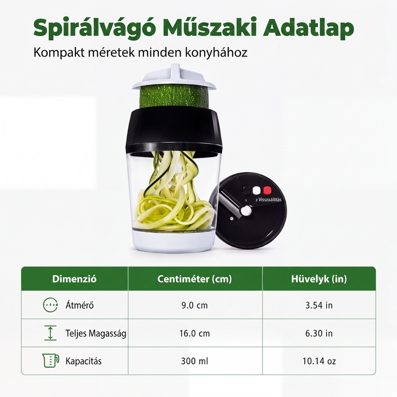 🥒 Ręczna spiralna krajalnica do warzyw – kreatywne krojenie warzyw w domu