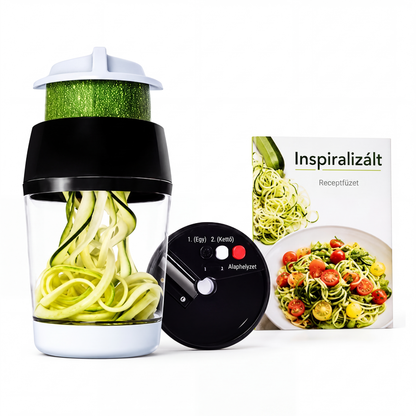 🥒 Ręczna spiralna krajalnica do warzyw – kreatywne krojenie warzyw w domu