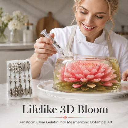 🌸 Zestaw do tworzenia 3D kwiatów z żelu – efektowne dekoracje tortów i ciast w domu 🎂✨