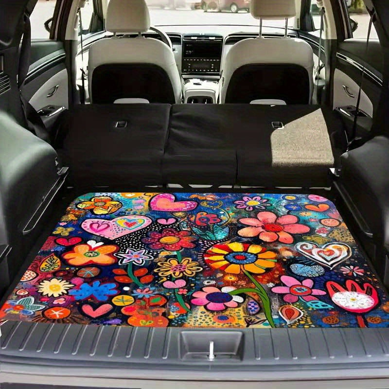 🚗 Zaoszczędź 50%! 🏵️ Uniwersalna mata do bagażnika – antypoślizgowa, trwała i łatwa w czyszczeniu ✨