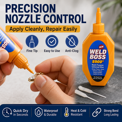 Szybkoschnący, wielofunkcyjny klej typu super glue