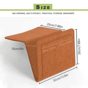 🛏️ Wisząca organizacyjna torba na łóżko – wielokieszeniowy organizer, filcowy pojemnik na tablet, książki, telefon i artykuły papiernicze 📚📱