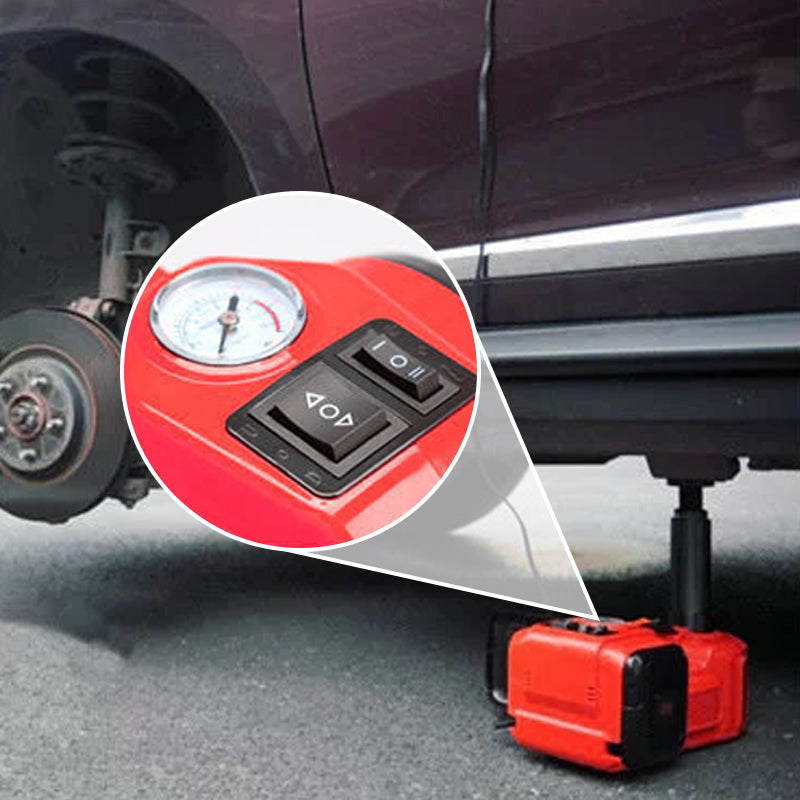 Zestaw elektrycznego podnośnika hydraulicznego 12 V do samochodów