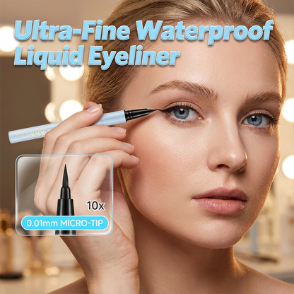 👁️Wodoodporny eyeliner w pisaku z cienką końcówką👁️ – Końcówka 0,01 mm i formuła odporna na rozmazywanie – Idealny do precyzyjnego, trwałego makijażu oczu ⚡